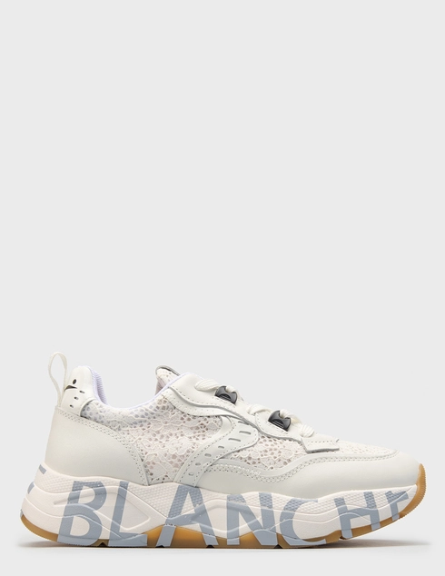 женские белые текстильные Кроссовки Voile Blanche 7475_white - фото-5