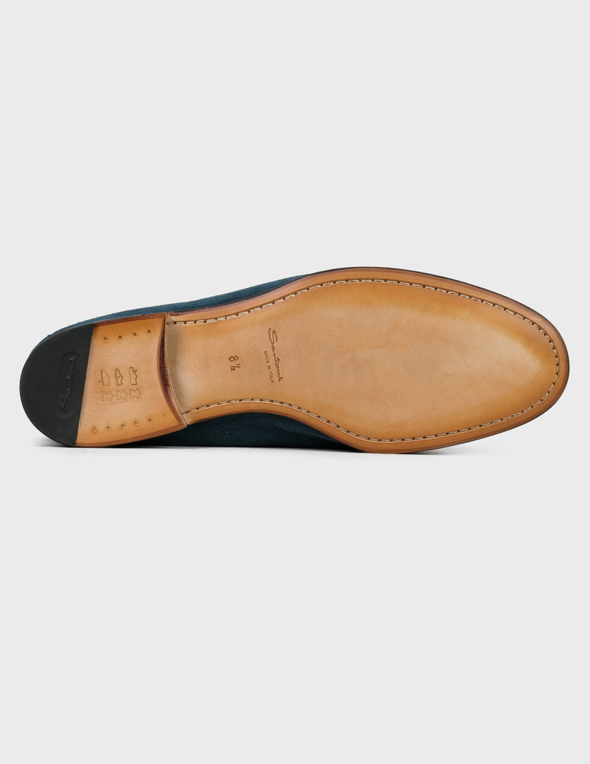 зеленые Лоферы Santoni SMCHO17573LA3SYKSV46-green размер - 42.5; 42; 41; 43.5