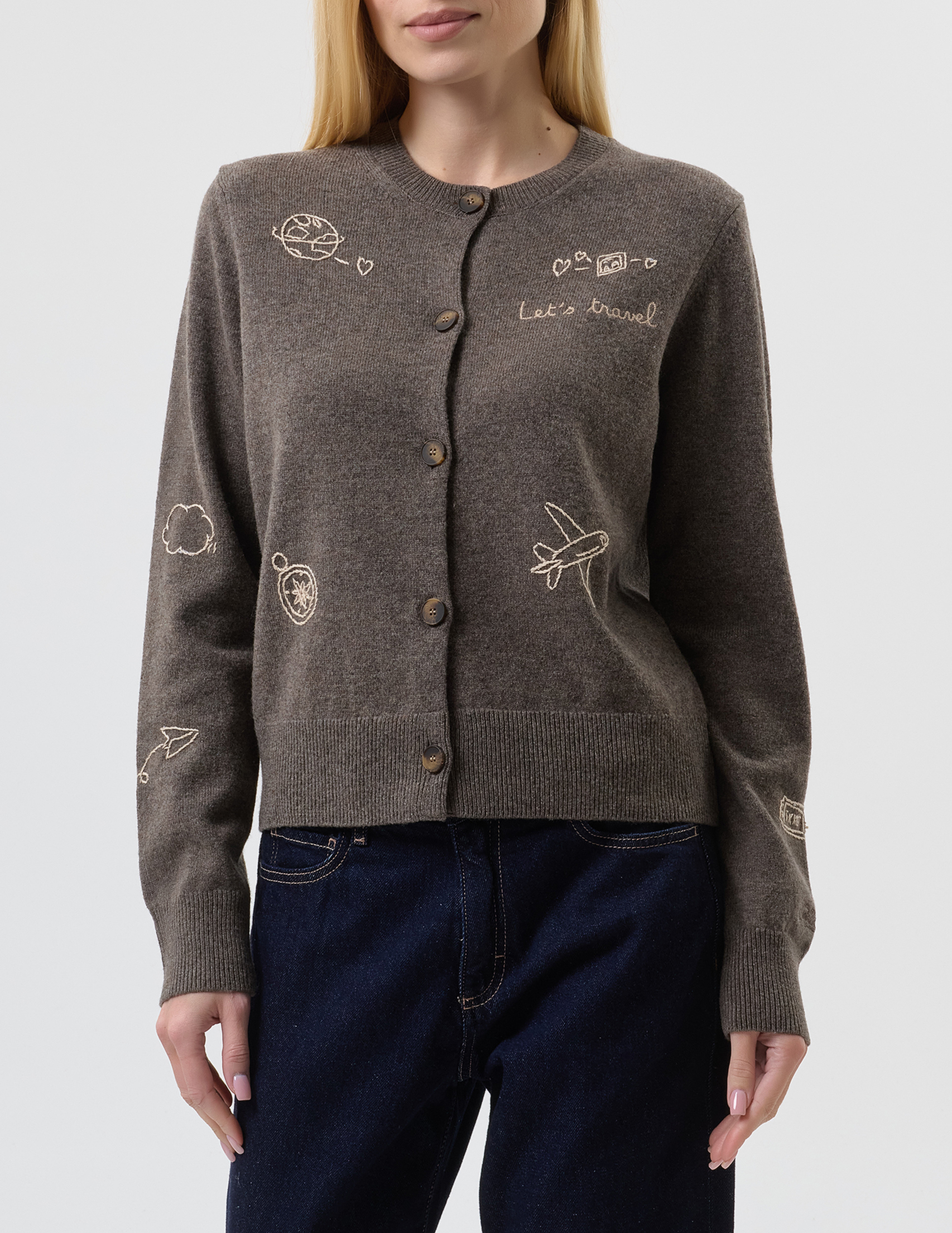 

Кофта, Коричневый