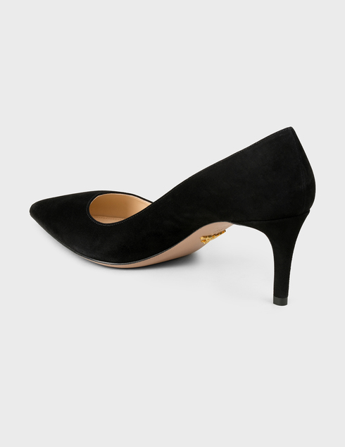 женские черные Туфли Prada 7004-black - фото-2