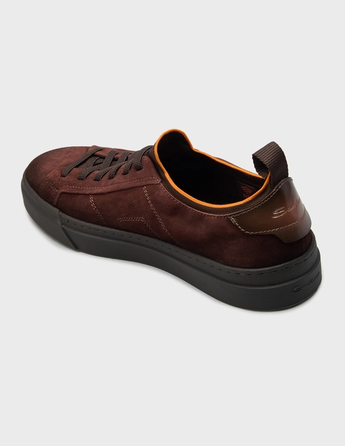 мужские коричневые Кеды Santoni MBGT22120-365_brown - фото-2
