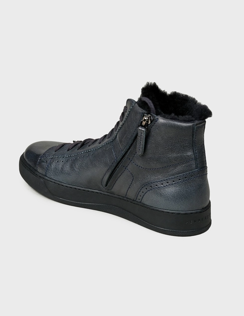 мужские синие Кеды Henderson Baracco HND-AW19-CARTER3-64039996-blue - фото-2