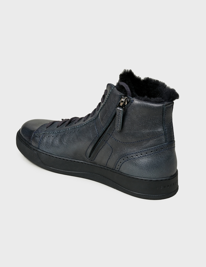 мужские синие Кеды Henderson Baracco HND-AW19-CARTER3-64039996-blue - фото-2