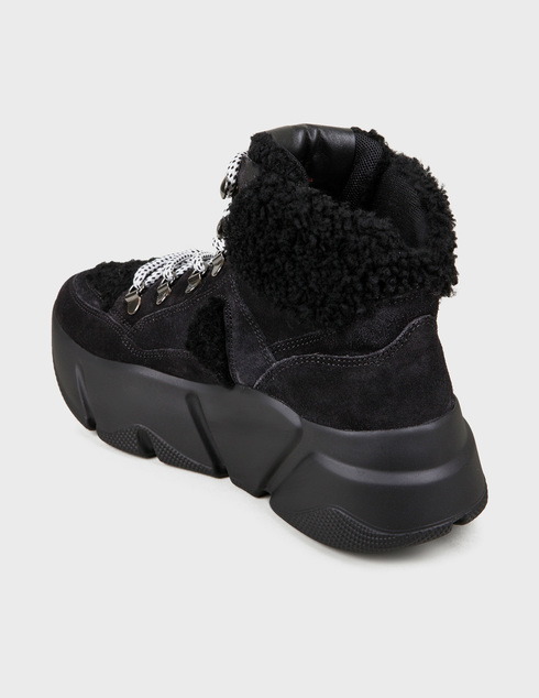 женские черные Ботинки Voile Blanche 2501888-04-0A01-black - фото-2
