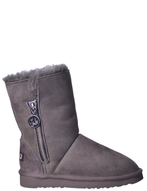 зеленые Угги Mou Classik zip
