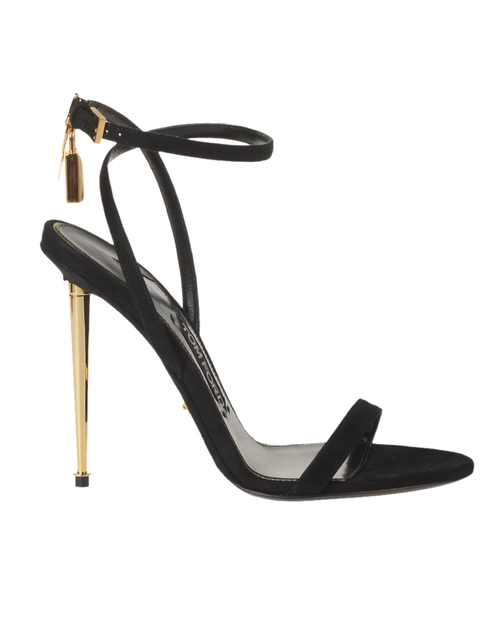 женские черные Босоножки Tom Ford W1266TSUEBLK - фото-2