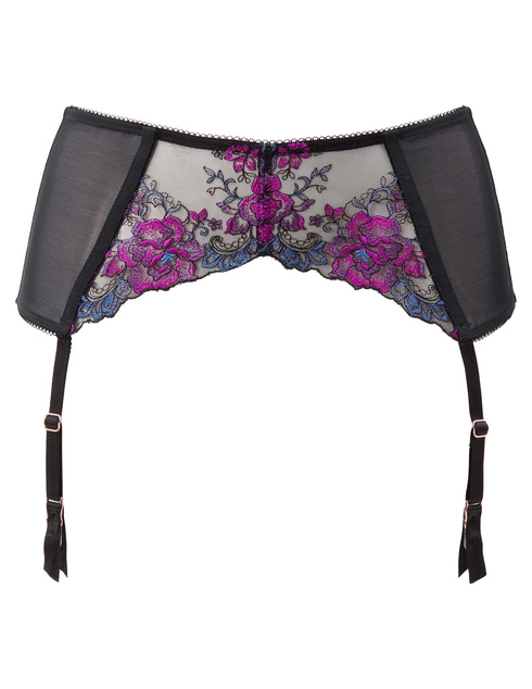 Gossard VIP-Floral-Attraction-15012-Black-Purple фото-1