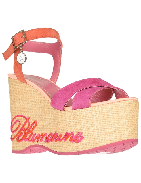 розовые Босоножки Blumarine 4330-З-fuxia-orange_pink