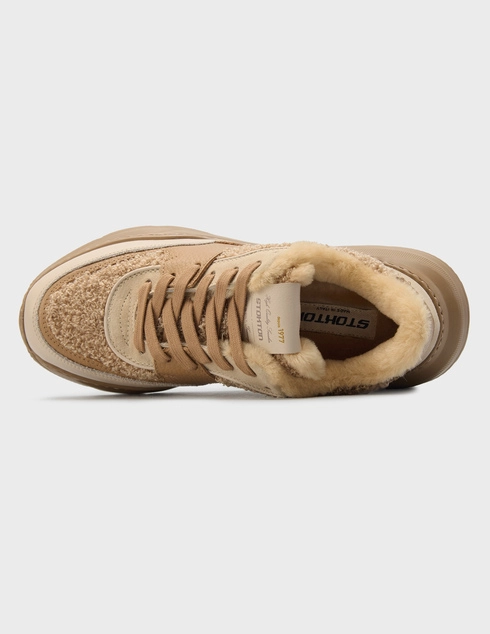 бежевые женские Кроссовки Stokton 45_beige 16034 грн