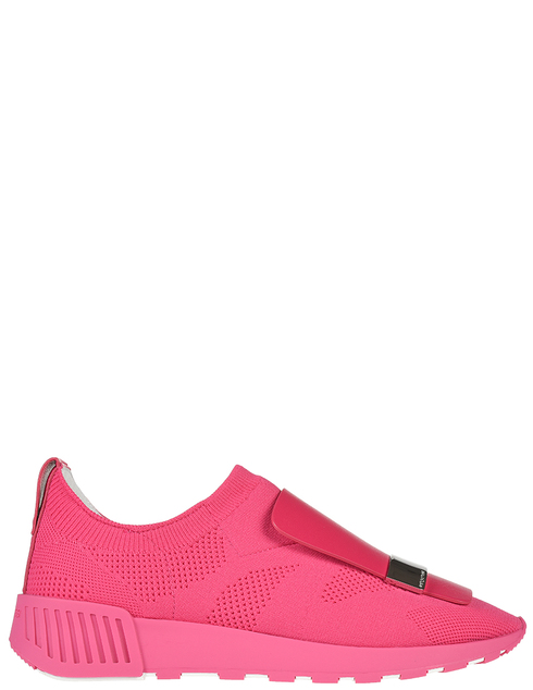 женские розовые текстильные Кроссовки Sergio Rossi SA85060-5503_pink - фото-5
