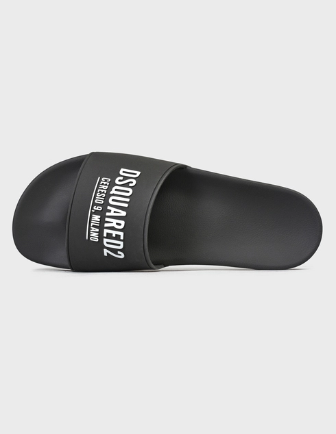 черные мужские Шлепанцы Dsquared2 0023-black 5760 грн