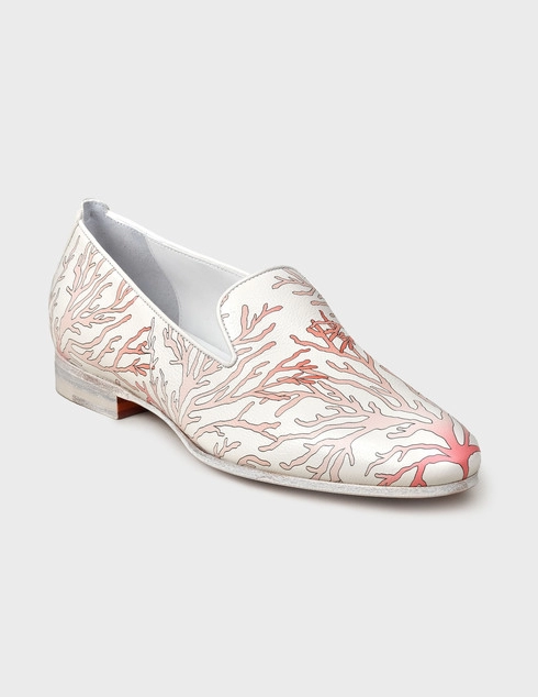 розовые Лоферы Santoni WUSM58651BI3TNRLR39-pink