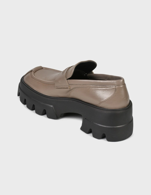 женские серые Лоферы H'estia Venezia 9908-brown - фото-2