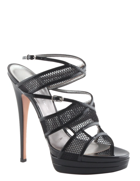 черные Босоножки Casadei 4180