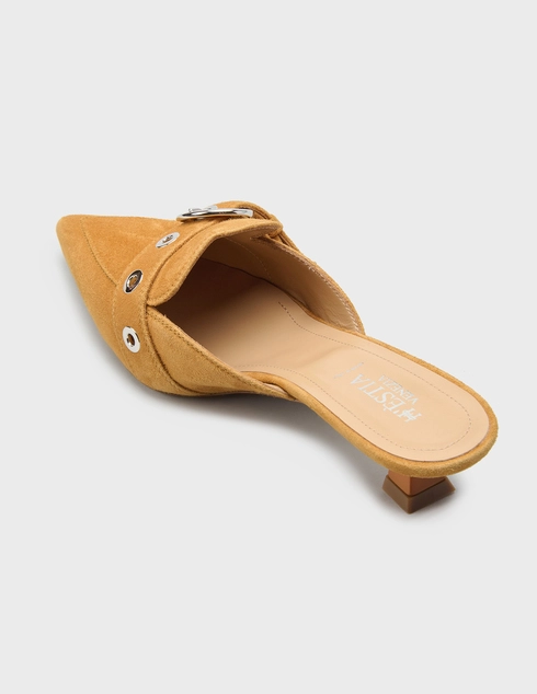 женские коричневые Шлепанцы H'estia Venezia 4523_brown - фото-2