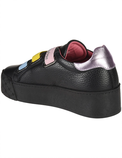 женские черные Кеды Blumarine 4306_black - фото-2