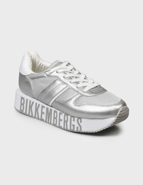 серебряные Кроссовки Bikkembergs BKKX059SIL-silver