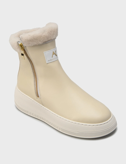 бежевые Ботинки Alberto Ciccioli 60029_beige