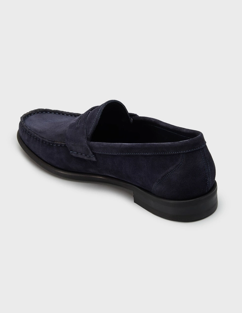 мужские синие Лоферы Giulio Moretti 12712-Blunotte_blue - фото-2