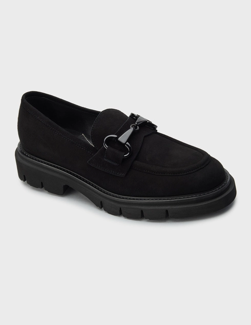 черные Лоферы Luca Grossi G873M_black