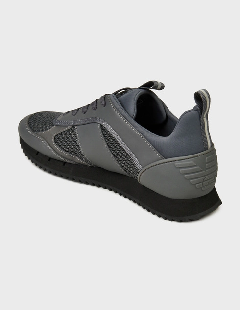 мужские серые Кроссовки Ea7 Emporio Armani 027-746-gray - фото-2