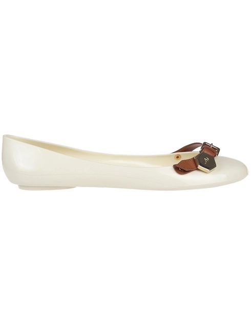 женские белые силиконовые Балетки Menghi 902-white - фото-5