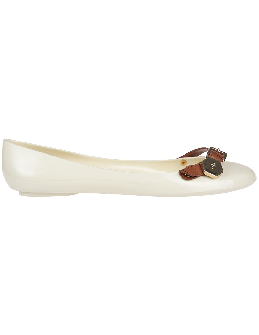 женские белые силиконовые Балетки Menghi 902-white - фото-5
