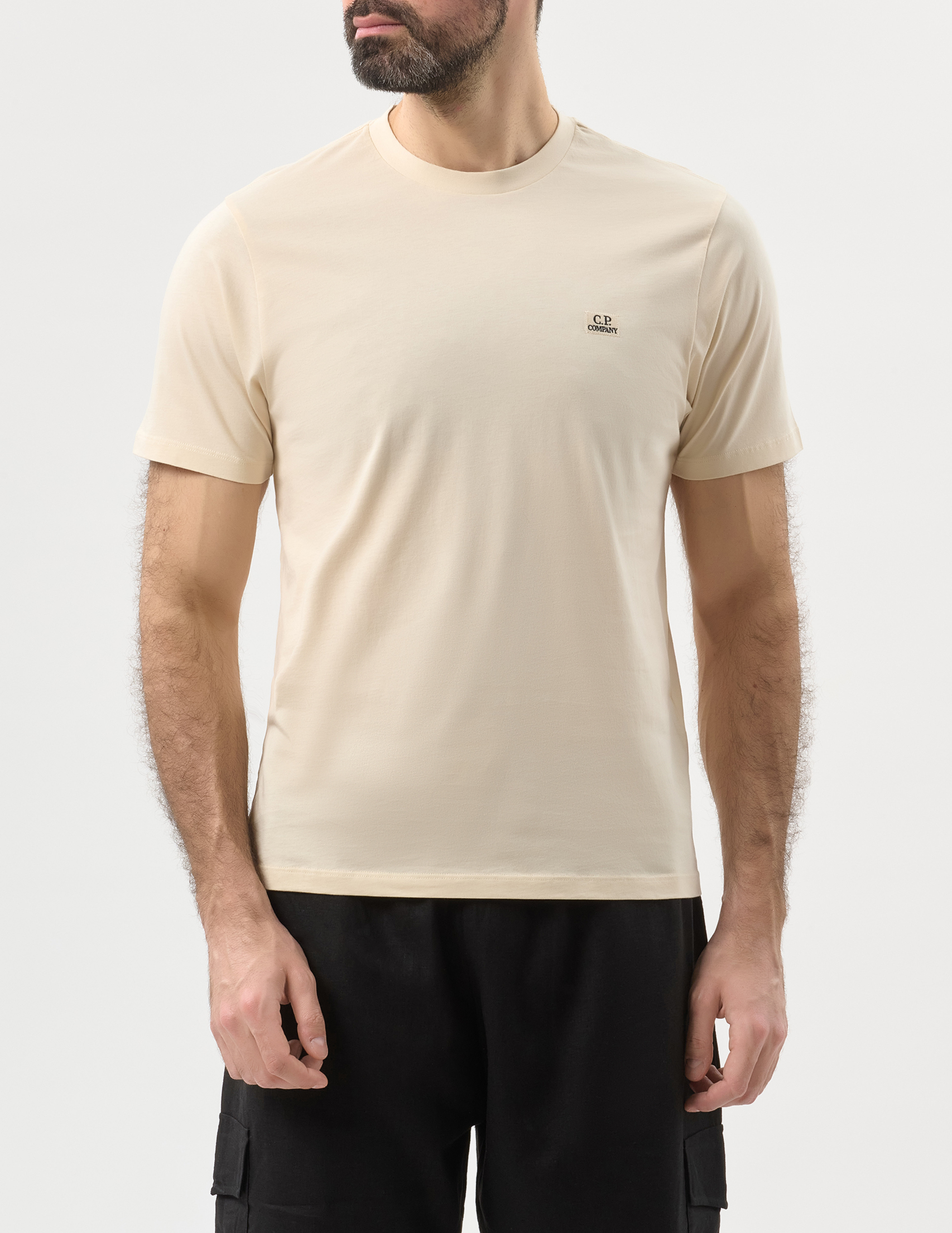 

Футболка, Бежевый;молочный