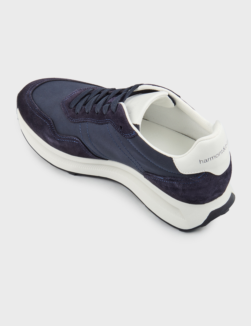 мужские синие Кроссовки Harmont&Blaine EFM251-070-6100-BLUE-BLUE - фото-2