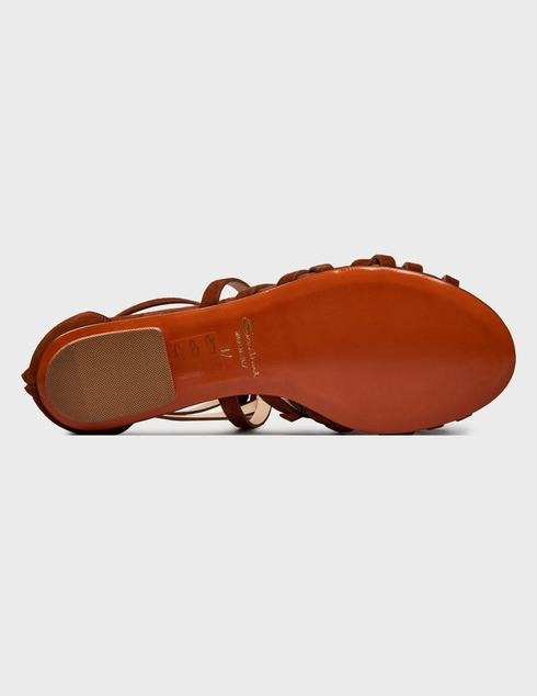 коричневые Сандалии Santoni Sant-WLFP55537HA1TLCPM50_brown размер - 37; 36