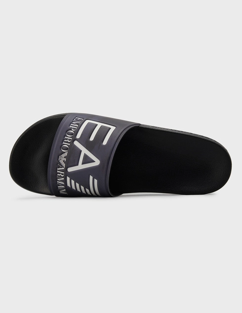 черные мужские Шлепанцы Ea7 Emporio Armani 108-135_blackM 2781 грн