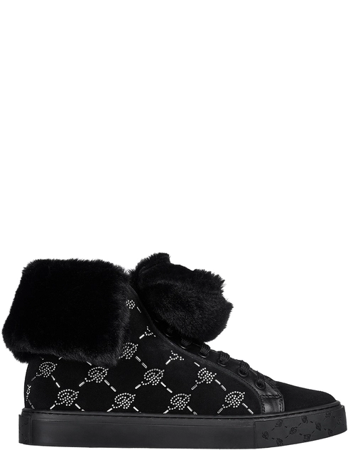 женские черные Кеды Blumarine 8447B - фото-2