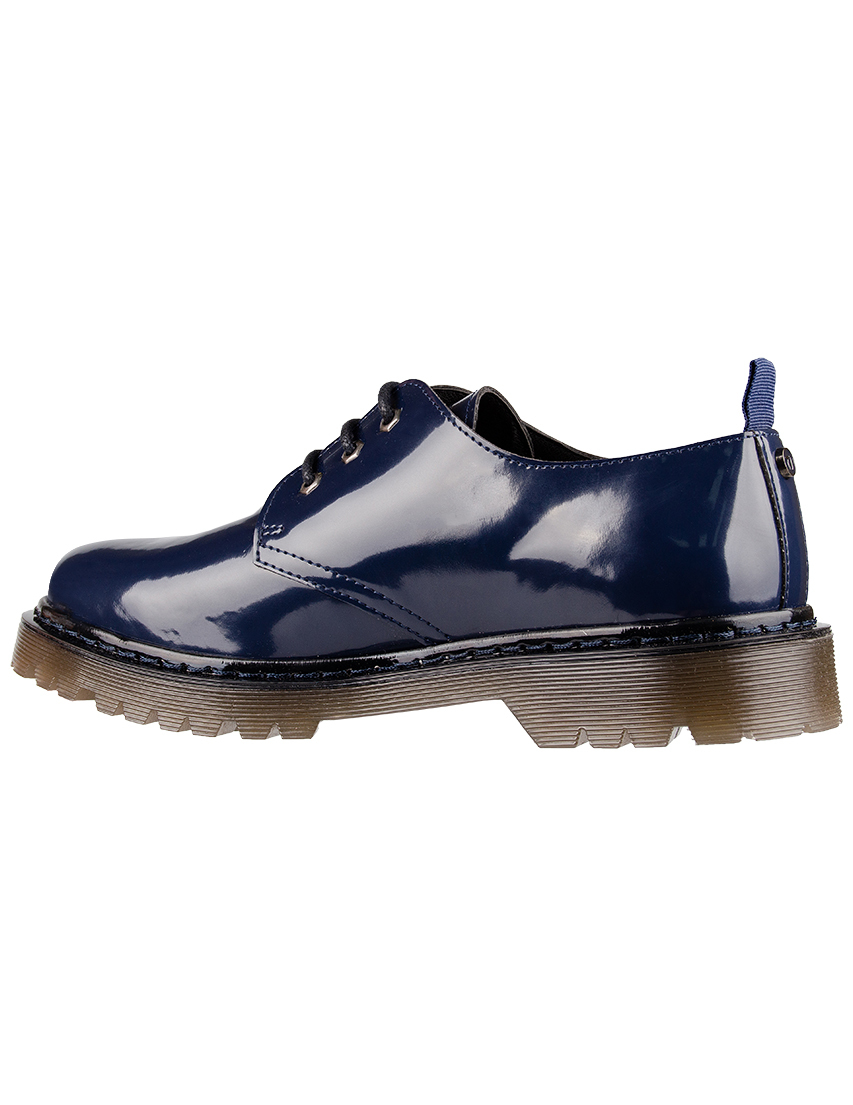 мужские синие Дерби Trussardi 77A001259Y099999-U280 - фото-2