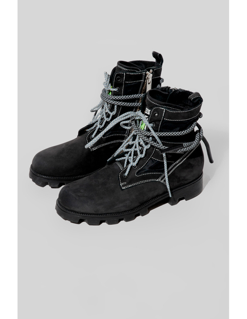 женские черные Ботинки McQ WH 30.72.03 - фото-2