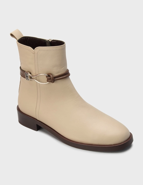 бежевые Ботильоны Lab Milano 4415_beige
