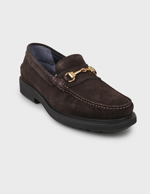 коричневые Лоферы Luca Guerrini 11063-brown-brown