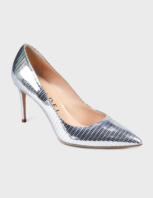 серебряные Туфли Casadei 885_silver