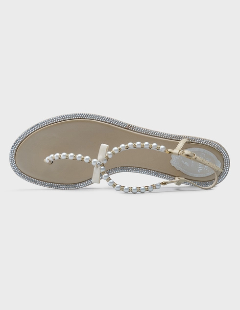 бежевые женские Сандалии Rene Caovilla 7590_beige 41538 грн