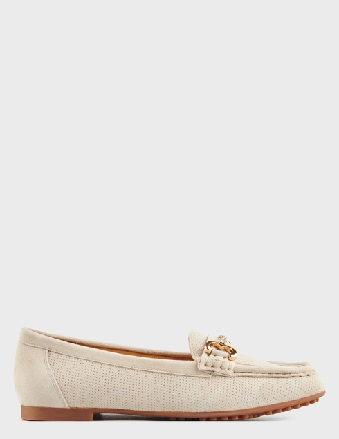 женские бежевые замшевые Лоферы Tosca Blu SS2511S100_beige - фото-5