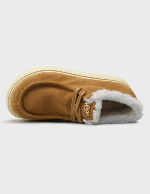 коричневые женские Полуботинки Casadei 525_brown 30188 грн
