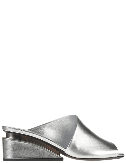 женские серебряные кожаные Шлепанцы Vic Matie 7486argento_silver - фото-5