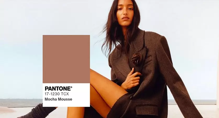 Цвет Pantone 2025 года Mocha Mousse – сладкая элегантность