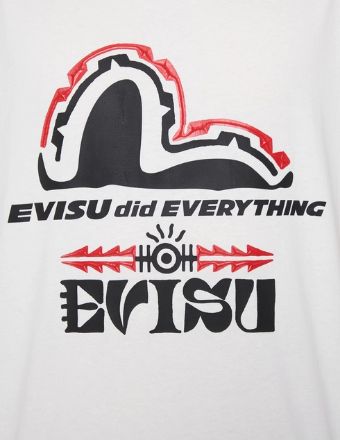EVISU 2ESHTM5TS1108-WHT_white фото-3