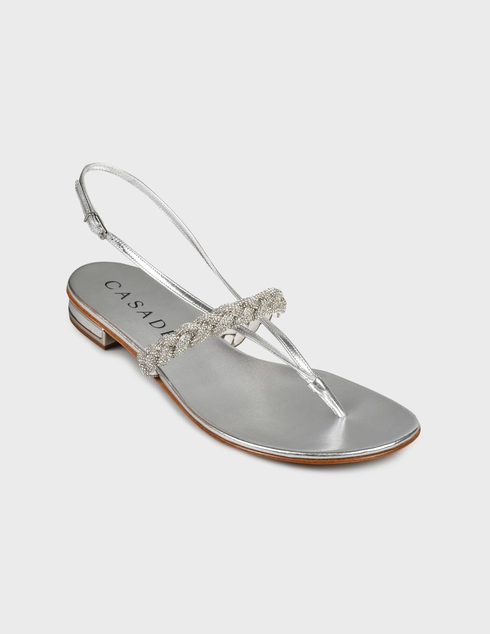 серебряные Сандалии Casadei 191-silver