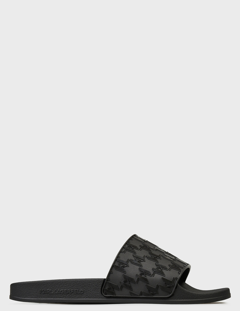 мужские черные резиновые Шлепанцы Karl Lagerfeld AGR-855055521479-990 - фото-5