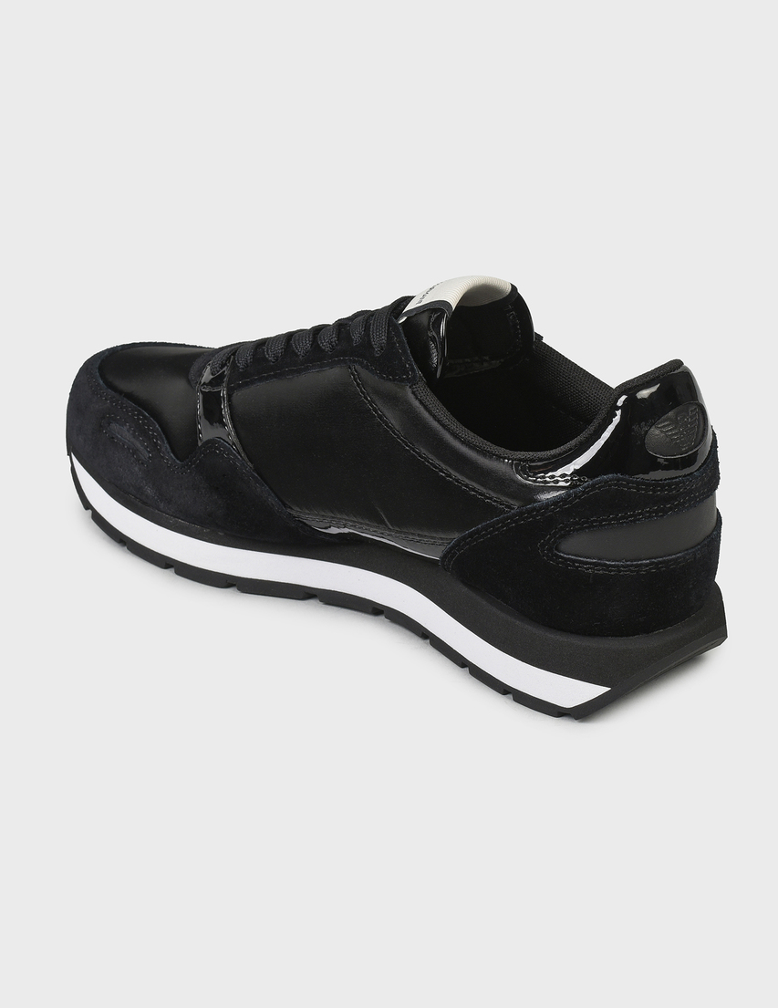 женские черные Кроссовки Emporio Armani AGR-X3X058XN033-Q467 - фото-2