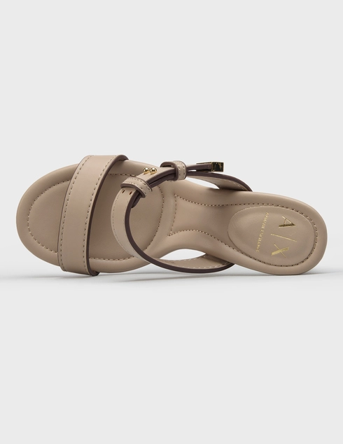 бежевые женские Шлепанцы Armani Exchange XW002576-AF21266-U7043_beige 11965 грн