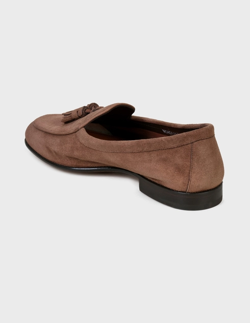 мужские коричневые Лоферы Santoni SMCHO17573LA3SYKSC33-brown - фото-2