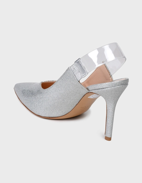 женские серебряные Босоножки Pinko 1H20Q6-Y621-ZZF-silver - фото-2