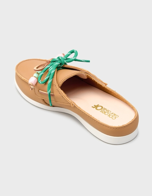 женские коричневые Шлепанцы Colors Of California A07-camel_brown - фото-2